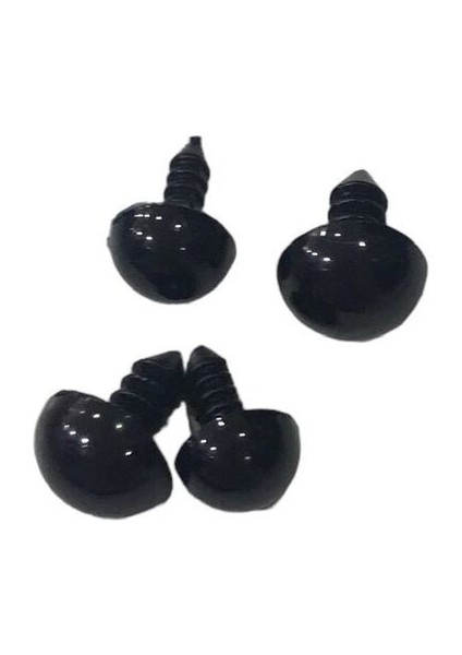 Luxury Amigurimi 5 Çift Siyah Renkli 8 mm ve 10 mm 1 Adet