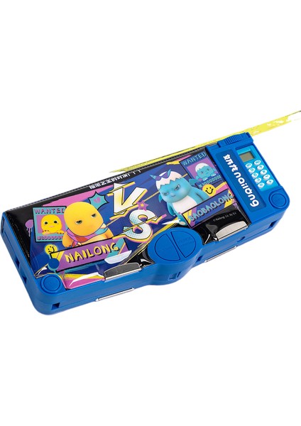 Küçük Süt Ejderha Çok Fonksiyonlu Kırtasiye Kutusu Çok Katmanlı Organ Kalem Kutusu (Yurt Dışından)