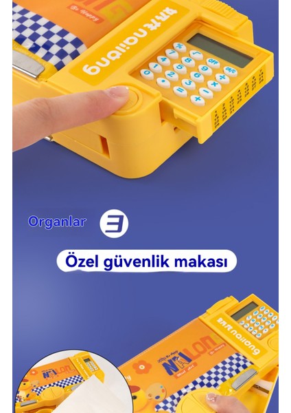 Küçük Süt Ejderha Çok Fonksiyonlu Kırtasiye Kutusu Çok Katmanlı Organ Kalem Kutusu (Yurt Dışından) indirimleri