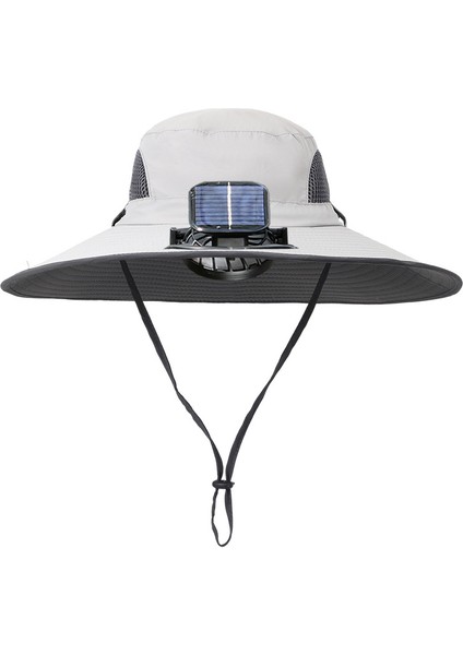 Erkekler Yaz Açık Güneş Fanı Güneşlik Balıkçı Şapkası (Yurt Dışından)