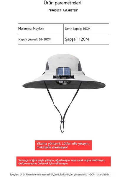 Erkekler Yaz Açık Güneş Fanı Güneşlik Balıkçı Şapkası (Yurt Dışından) fiyatları