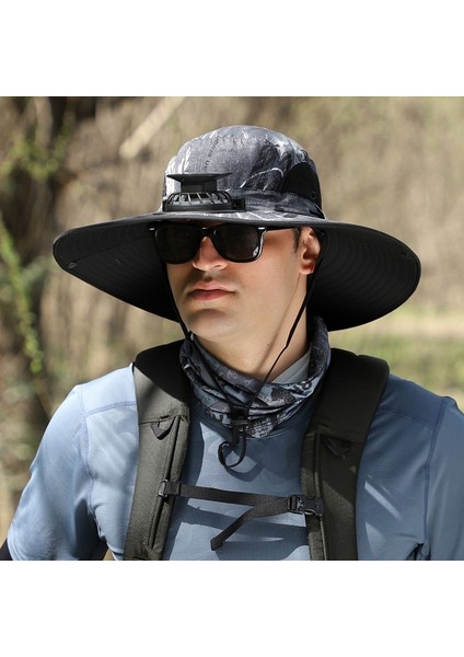 Erkekler Yaz Açık Güneş Fanı Güneşlik Balıkçı Şapkası (Yurt Dışından) indirimleri