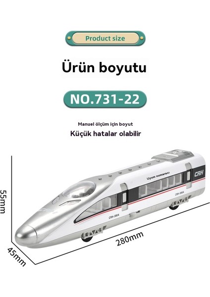 Atalet Treni Çocuk Simülasyonu Açılabilir Araba Modeli (Yurt Dışından)