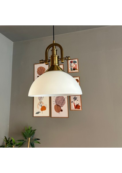 Perry Cam Tekli Avize Gemici Eskitme Başlık Retro Sarkıt Lamba Restoran Salon Aydınlatma