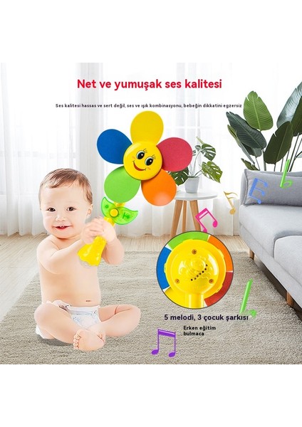 Ayçiçeği Anaokulu Karikatür Plastik Döner Müzik Parlak Çocuk (Yurt Dışından) modelleri