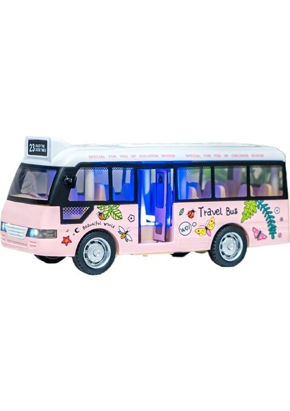 Çocuk Okul Otobüsü Otobüs Atalet Ses ve Işık Simülasyon Otobüs Modeli (Yurt Dışından)