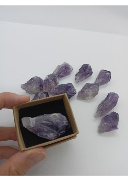 Luxury Parça Ametist Taşı / Ham Doğaltaş Biblo (10-20 Gr) Adet Fiyatıdır. 1 Adet