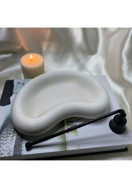 Luxury Dekoratif Takı Organizer Takı Ürün Çekim Tabağı Sunum Tabağı 1 Adet