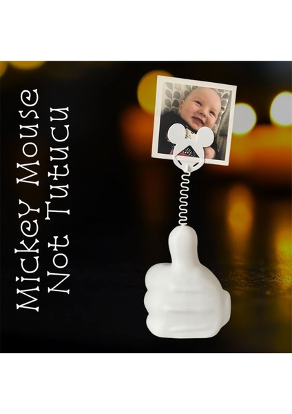 Luxury Mickey Mouse Fotoğraf Not Tutucu Dekoratif Obje Masaüstü Organizer Not Tutucu 1 Adet