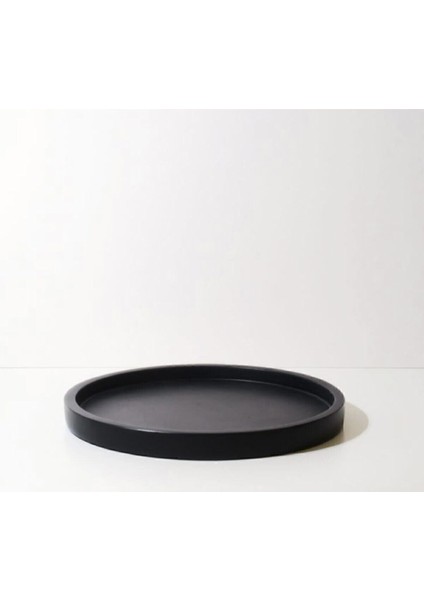 Luxury Perfingo Dekoratif Beton Sunumluk Tepsi Oval/yuvarlak 1 Adet