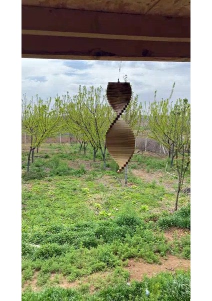 Luxury Ahşap Rüzgar Gülü Sonsuz Dönüş 1 Adet