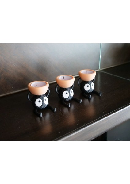 Luxury Susuwatari Mumluk Kömür Cücesi Studio Ghibli Spirited Away Anime Figür Hediyelik Tealight Mum 1 Adet fiyatları