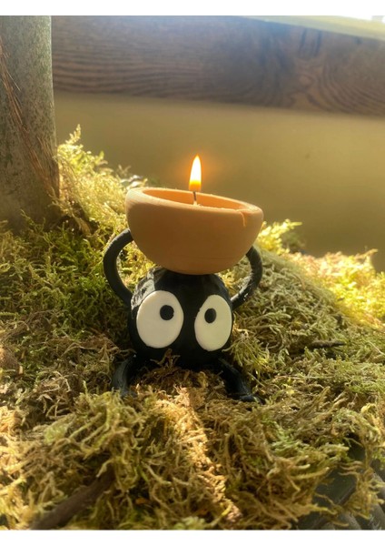 Luxury Susuwatari Mumluk Kömür Cücesi Studio Ghibli Spirited Away Anime Figür Hediyelik Tealight Mum 1 Adet modelleri