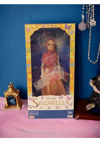 Luxury Sindyrella Özel Tasarım Kıyafetli Oyuncak Bebek 1 Adet