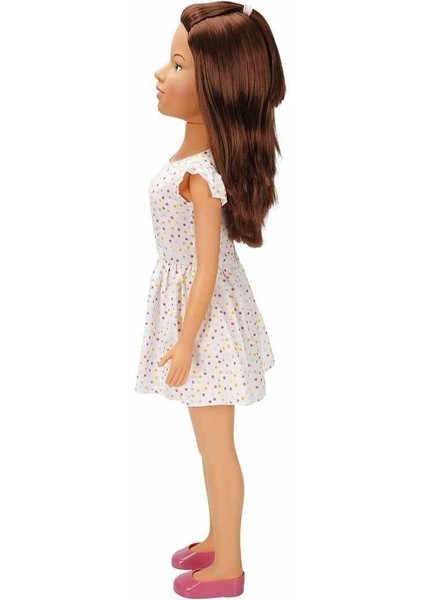 Luxury Yürüyüş Arkadaşım Clara Casual 80 cm - Puantiyeli Elbiseli 1 Adet