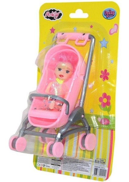 Luxury Oydaş Oyuncak 02424 Oydaş, Anlily Pusetli Bebek / Kartela / +3 Yaş 1 Adet