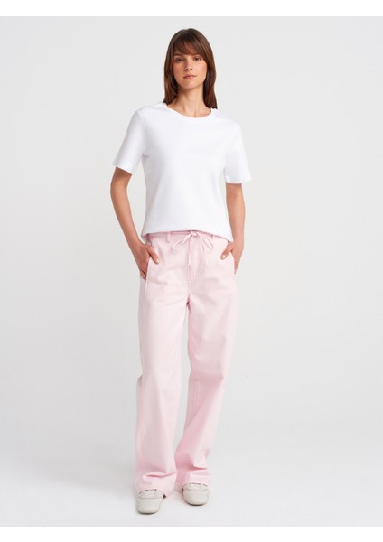 31763 Bisiklet Yaka T-Shirt-Beyaz indirimleri