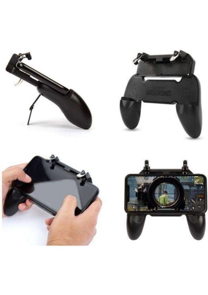 Luxury Pubg Fortnite W10 Mobile Phone Game Controller Gamepad Konsol 1 Adet