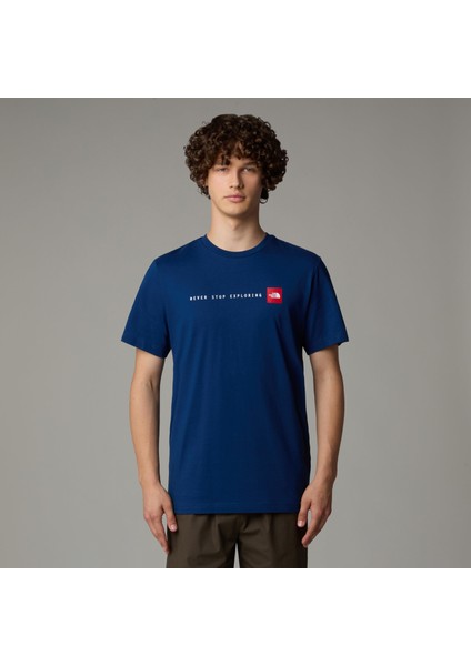 M Ss Never Stop Exploring Tee Erkek T-Shirt