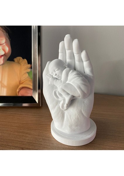 Luxury Bir Avuç Mutluluk - Anne Eli Içerisinde Bebek Biblosu. Doğum Hediyesi Anne Bebek Yeni Doğan Hediyesi 1 Adet modelleri