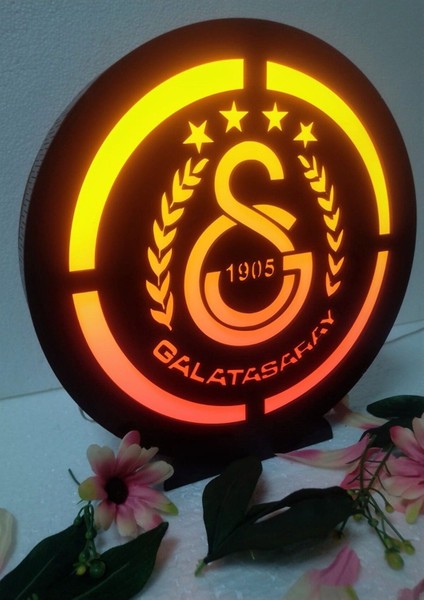Luxury Özgün Sanat,galatasaray Dekoratif Lamba 1 Adet