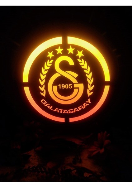 Luxury Özgün Sanat,galatasaray Dekoratif Lamba 1 Adet