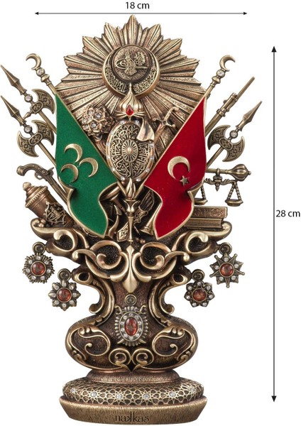 Luxury Nakkaş Osmanlı Boytu (Büyük Boy | Antik Sarı) 1 Adet