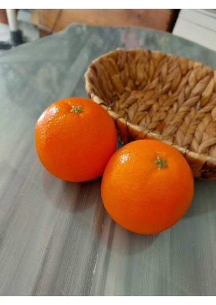Luxury Dekoratif Yapay Meyve 2 Adet, Gerçekçi Yapay Meyve,dekoratif Meyve 1 Adet