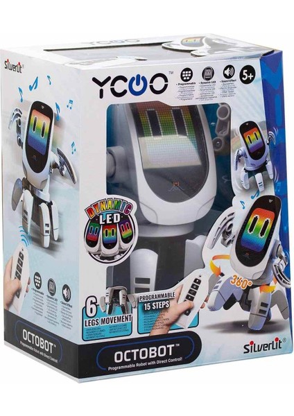 Luxury Sesli ve Işıklı Programlanabilir Octobot Robot 1 Adet