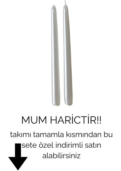 Luxury Lux Vazo , Şamdan Aksesuarı ve Kokulu Mum Seti (Samdan Mumu Hariçtir)! 1 Adet fiyatları