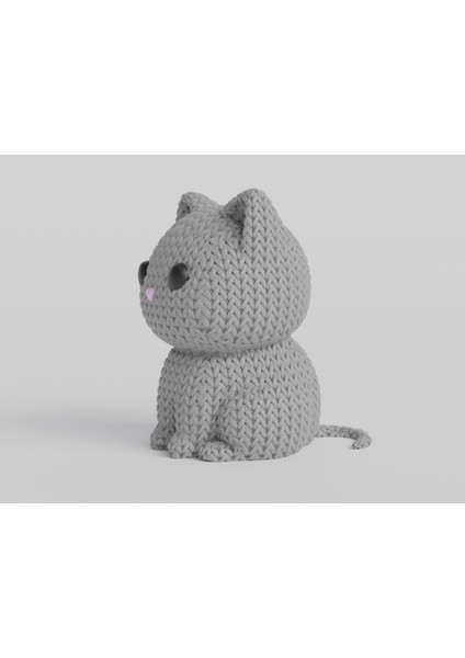 Luxury Dekoratif Obje - 3D Knitted Sevimli Kedi 1 Adet fiyatları