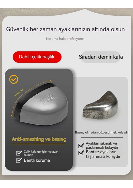 Döner Düğme Yeni Güvenlik Ayakkabıları Erkekler Anti-Smash Anti-Delinme Iş Ayakkabıları Moda Erkekler Spor Ayakkabılar Güvenlik Koruyucu Botlar Erkekler (Yurt Dışından) fiyatları