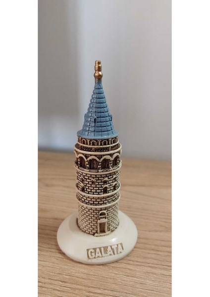 Luxury Galata Kulesi Biblo 11.5 cm Bej 1 Adet