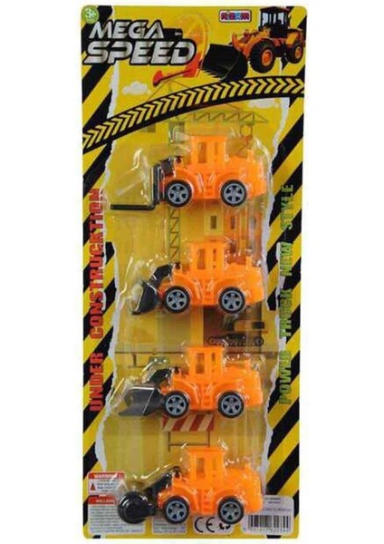 Luxury Nizam Oyuncak Mini Iş Makinası 4 Lü Iş Makinası 1 Adet