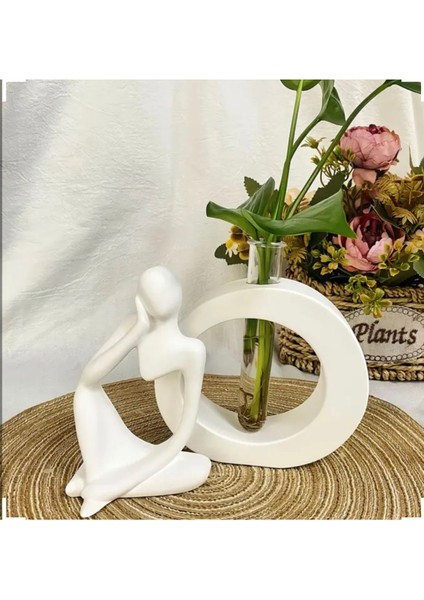 Luxury Dekoratif Obje Biblo Saksı 1 Adet