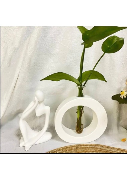 Luxury Dekoratif Obje Biblo Saksı 1 Adet