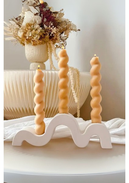 Luxury Mumluk Şamdan Pinterest Mumluk Dekoratif Salon Aksesuarı Tütsülük Beton Mumluk Tealight Mumluk 1 Adet
