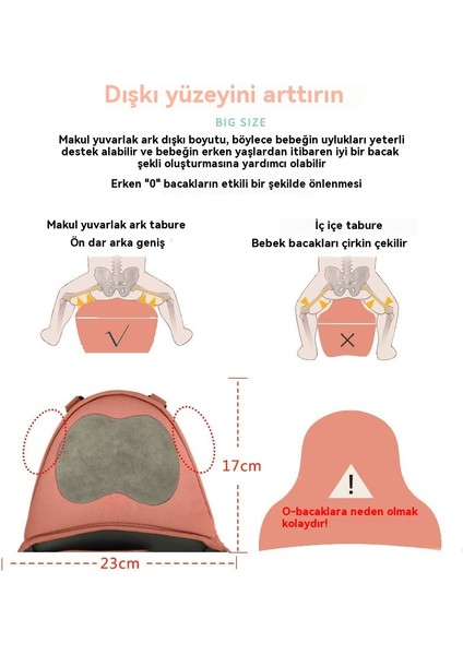 Çok Fonksiyonlu Bebek Ön Kucaklama Dört Mevsim Bebek Taşıyıcısı (Yurt Dışından)