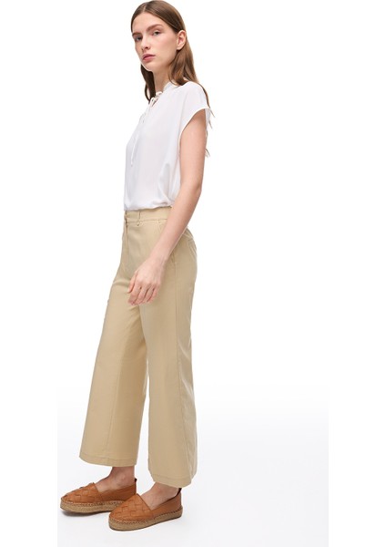 Açık Devetüyü Ginas Regular Fit Yüksek Bel Pantolon fiyatları