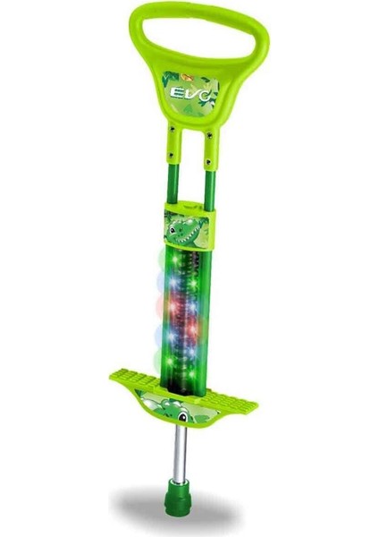 Luxury Işıklı Dinozor Desenli Pogo Stick 1 Adet