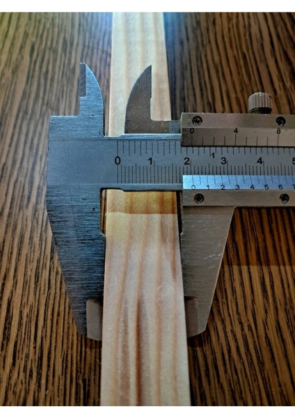 Luxury Ahşap Çıta, Dekoratif Çıta 10 Adet 1 cm x 2 cm x 100CM (Duvar Çıtası) Çıta 1 Adet