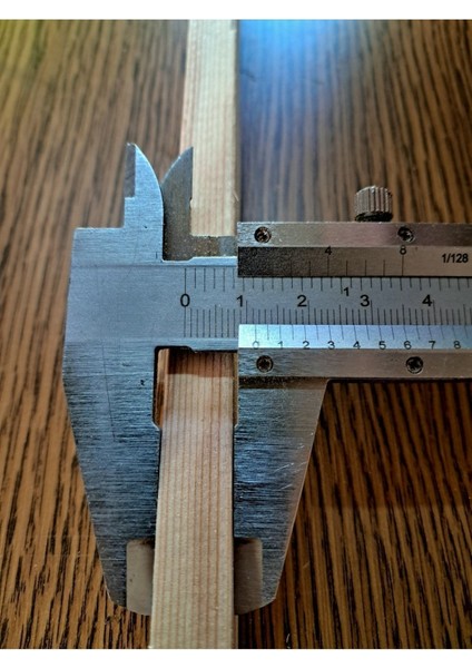 Luxury Ahşap Çıta, Dekoratif Çıta 10 Adet 1 cm x 2 cm x 100CM (Duvar Çıtası) Çıta 1 Adet