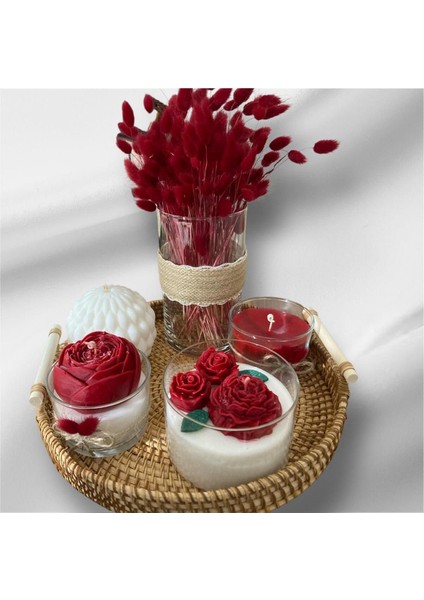Luxury Mum Sepeti Kırmızı 1 Adet