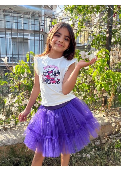 Kuromi alt üst takım Takım (yumşak tül )