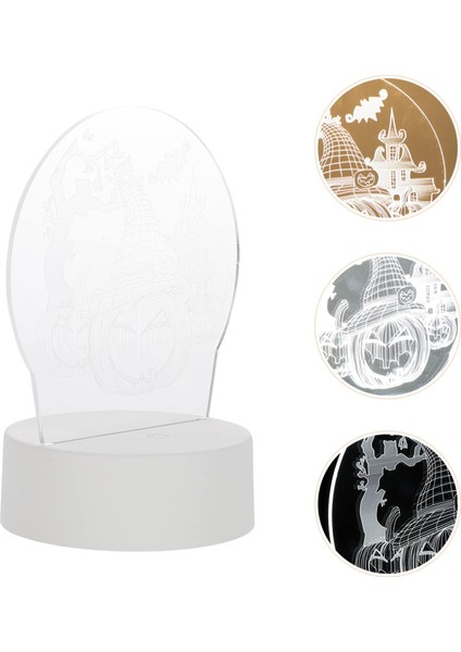 Cadılar Bayramı Süslemeleri Çocuklar Gece Işıkları Cadılar Bayramı Kabak LED Gece Işıkları Sensör Lambası 3D Masa Masa Lambası USB Kablosu ile Dokunmatik Kontrol Işıkları Kabak asyon (Yurt Dışından)