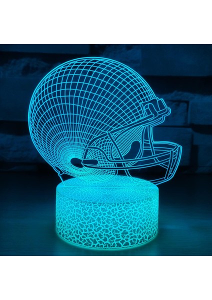 7 3D Illusion Işık Lambası Otomatik Kademeli Değişen 3D | Akıllı Dokunuşlu ve USB Kablolu Ev Odası Dekorasyonu Masa Lambası | Yetişkin Erkekler Kızlar Noel Doğum Günü Hediyesi ( (Yurt Dışından)