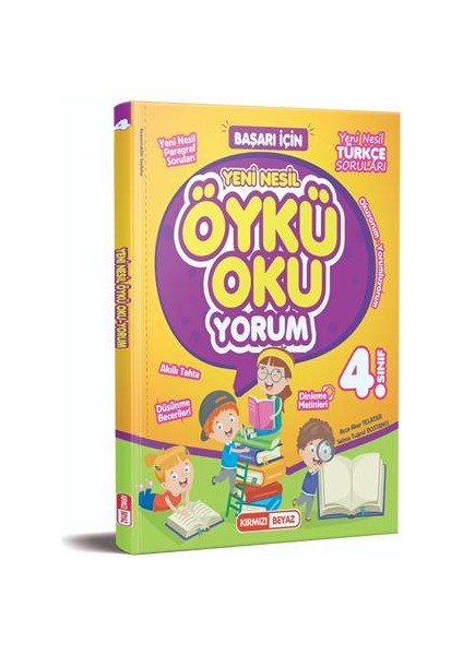 4.Sınıf Yeni Nesil Öykü Oku-Yorum Türkçe & Paragraf Kitabı