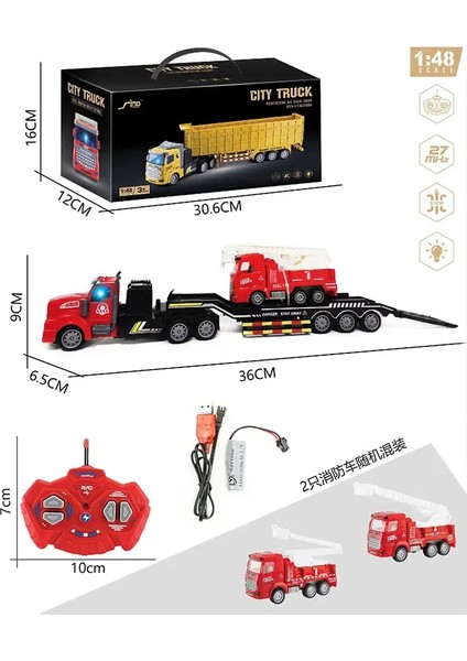 1/48 Rc Kamyon Ağır Hizmet Oyuncak Arabalar Kamyon Uzaktan Kumanda Yarı Römork Inşaat Elektrikli Kamyon Büyük Rc Römork Damperli Erkek Hediye (Yurt Dışından) fiyatları