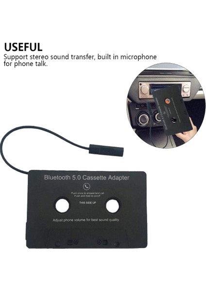 Evrensel Kaset Bluetooth 5.0 Adaptör Dönüştürücü (Yurt Dışından) indirimleri
