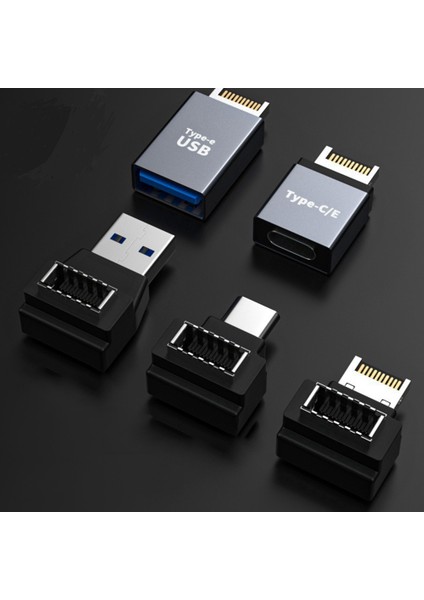 Tip-E Erkek - USB Dişi Dönüştürücü Adaptör Anakart Bilgisayar (Yurt Dışından) fiyatları